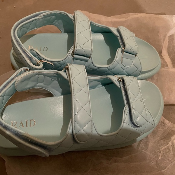 Asos Raid Quilted Chunky Sandals - Picture 3 of 4